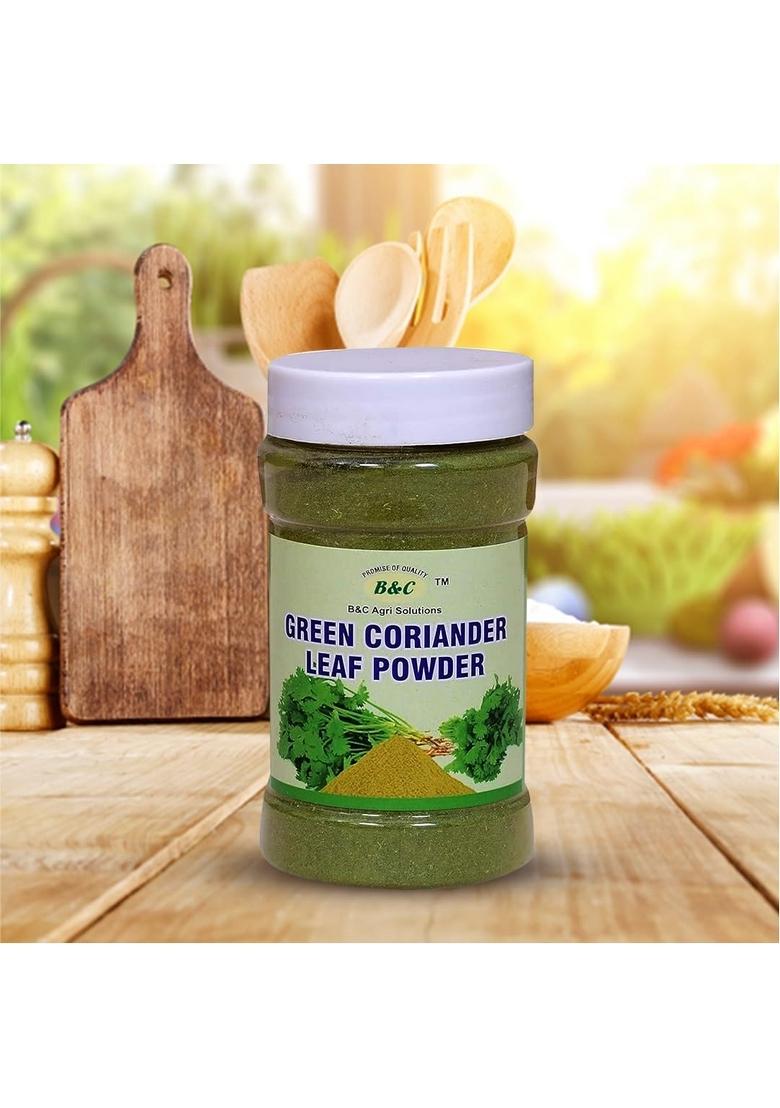 B & C Agri Solutions Organic Dried Green Coriander Leaf Powder (75gm)