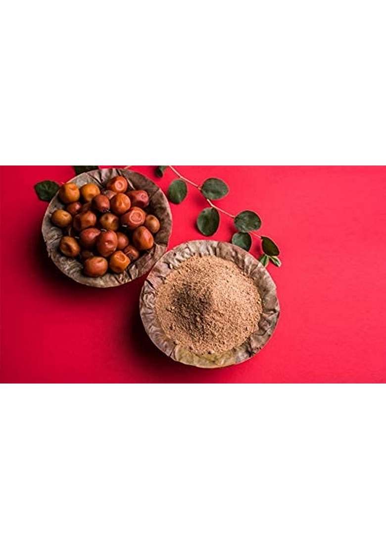 Organic Bites Borkut Powder in Jar | Churan Indian Jujube Powder. (200 GM) - Indya