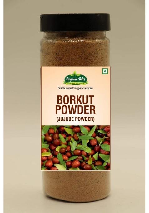 Organic Bites Borkut Powder in Jar | Churan Indian Jujube Powder. (200 GM)