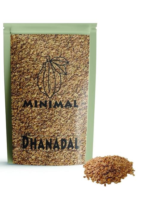 minimal Roasted Dhana Dal/Roasted and Split Coriander Seed,250Gr