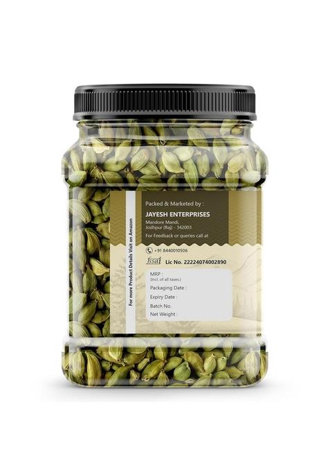 Earthy Eats Green Cardamom 500 G| Whole Aromatic Pods | Traditional Indian Spice Ideal for Sweets, Beverages & Cooking Everyday Culinary Use