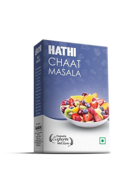 Hathi Masala Chat Powder 100g | Blended Spices Hygienically Packed Used in Saute Veggies, Fruit Salads, Snacks, Curries, Buttermilk, Sharbats, Juice