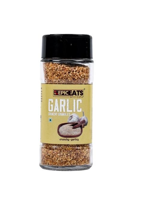 EPIC EpicEats Cruncy Garlic Granules | seasoning for Indian dishes, breads Dehydrated 100% Pure Lehsun Powder All Natural & Healthy Spice Blend Italian (Pack of 1, 50g)