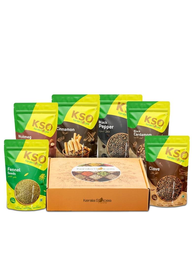 Kerala Spices Exotic Assorted Whole Combo Pack Best Handpicked Indian for Cooking & Seasoning Aromatic 100% Natural