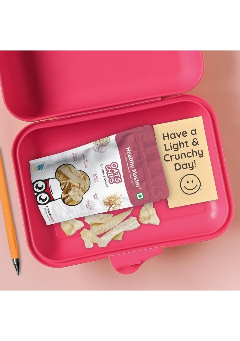 HEALTHY MASTER Vision to serve High Protein Chips Combo 210g (7x30g) | Vegan & Gluten Free Snacks No Preservatives Made with Ragi, Quinoa, Oats, Beetroot, Palak, Jowar Soya Palm Oil