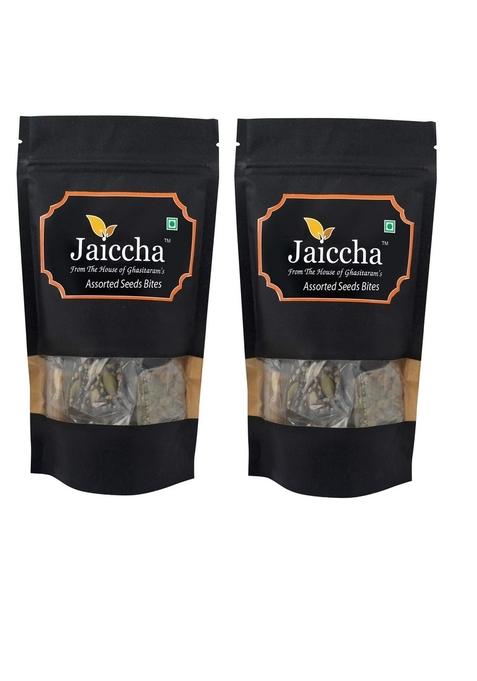Ghasitaram Gifts - Assorted Seeds Bites 400 GMS in Black Paper Pouch|Sweets|Sweets Gift Pack|Diwali Sweets|Indian Mithai|Diwali Sweets Box