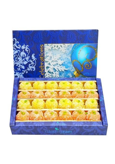 Ghasitaram Gifts Ghasitarams Coconut Delight 800 GMS|Sweets|Sweets Gift Pack|Diwali Sweets|Indian Mithai|Diwali Sweets Box|Sweets Box