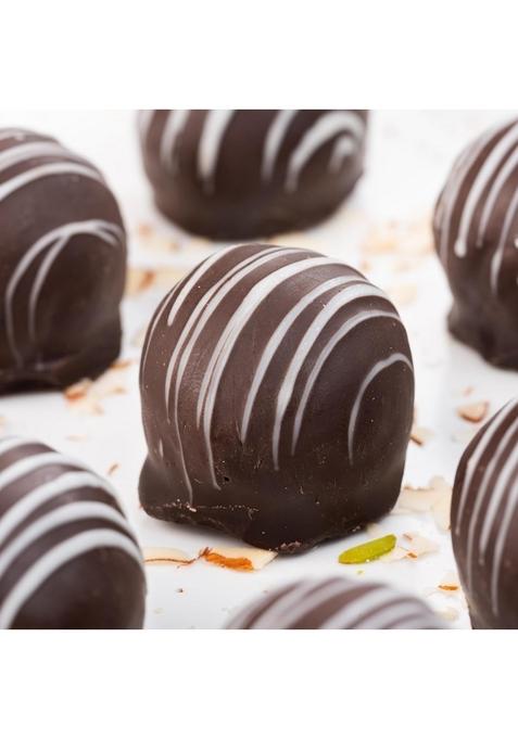 THE BAKLAVA BOX Assorted Indian and Turkish Fusion Sweets enriched with Dry Fruits, Pure Ghee Honey 500gms | Premium Gift Bestsellers like Kiwi Bite, Choco, Strawberry Cherry Laddu