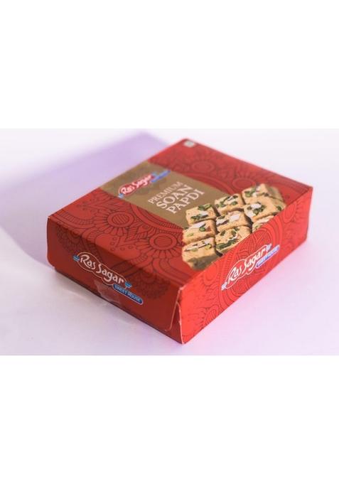 Ras Sagar Sweet House Sweets Kaju katli (kaju Burfi) 400g With Free Soan Papdi Gift Pack | RasSagar's Hamper Diwali Box Mithai
