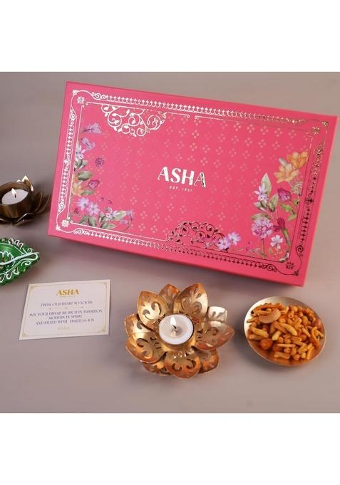 ASHA SWEET CENTER SWEETS Superior Gift Hamper 400g |Premium Assorted Box |Traditional Indian Mithai Pack for Friends, Family & Corporate Gifting| Perfect Festive