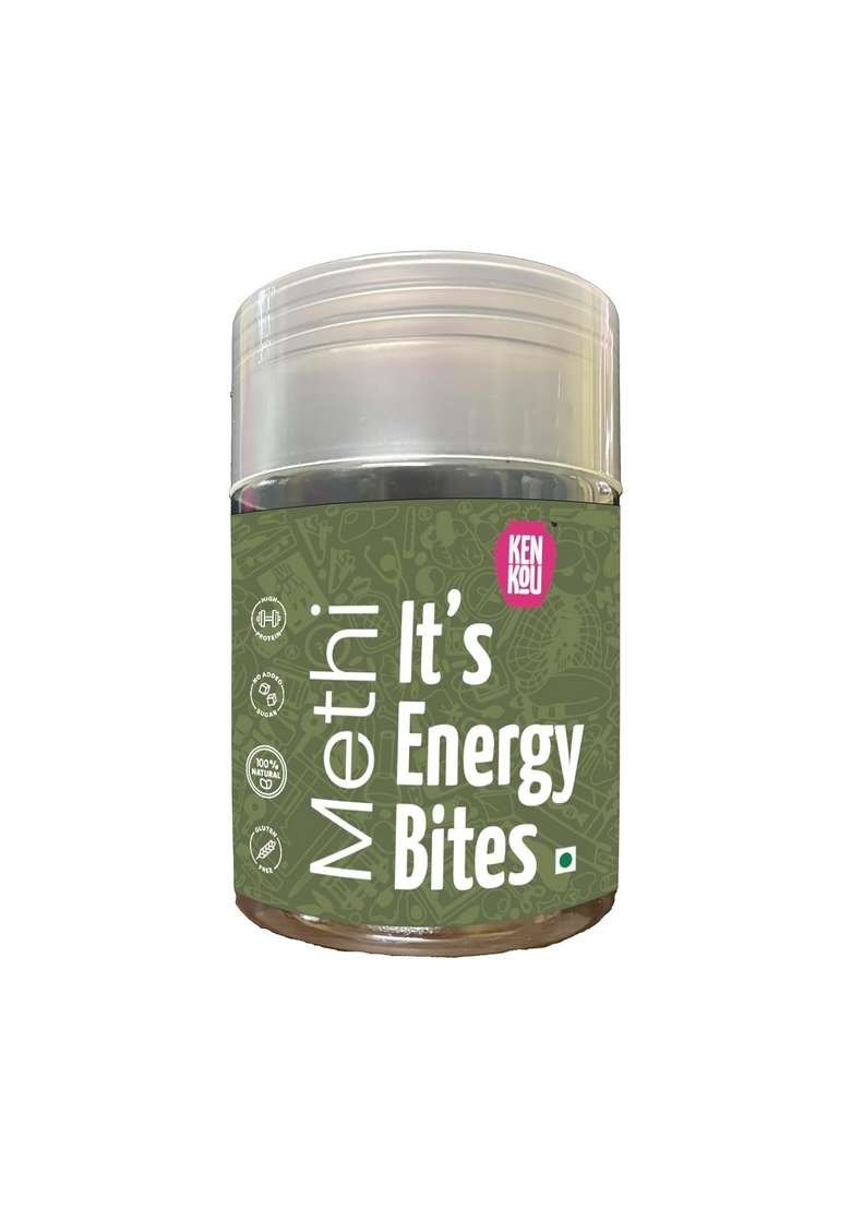 KENKOU Digestive Bites - Methi Laddoo | Ayurvedic Snack with Jaggery Supports Gut Health & Metabolism Sugar-Free Gluten-Free Natural for All Ages - Indya