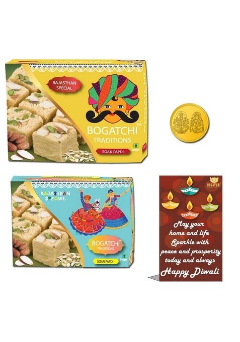 BOGATCHI Diwali Sweets Box, Cultural Indian Sweet