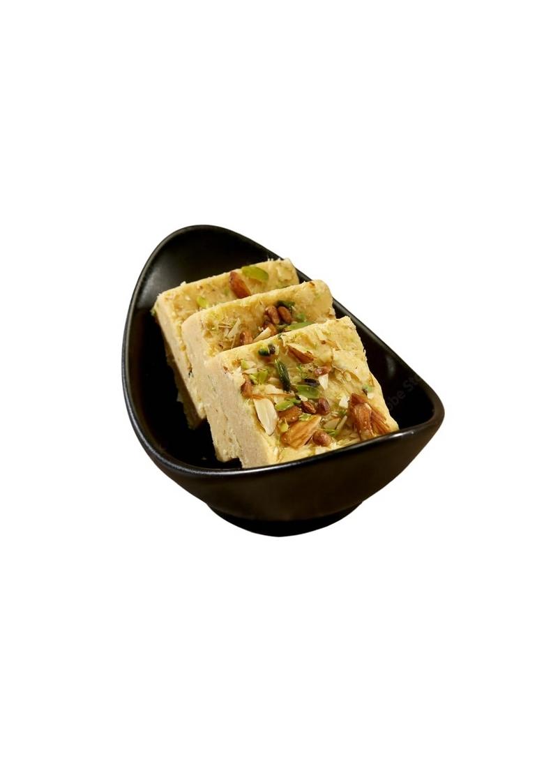 shyam sweets Desi Ghee Patisa (400gm) Flaky Mithai with Pure Cashew & Almond | Made in Premium Traditional Indian Sweet Gift Box No Preservatives 100% Vegetarian