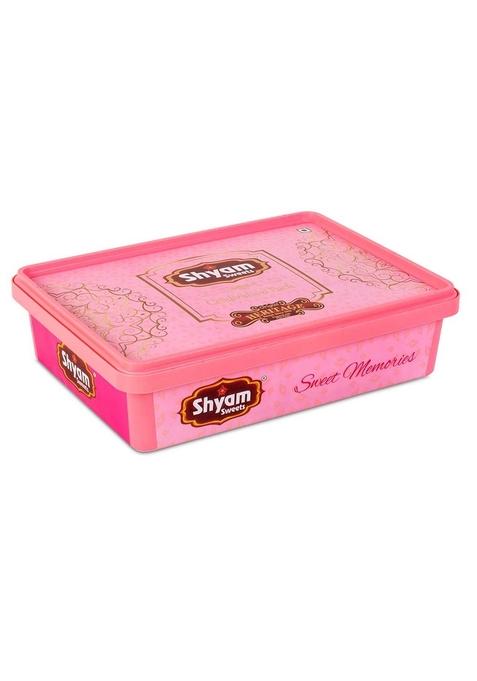shyam sweets Desi Ghee Patisa (400gm) Flaky Mithai with Pure Cashew & Almond | Made in Premium Traditional Indian Sweet Gift Box No Preservatives 100% Vegetarian
