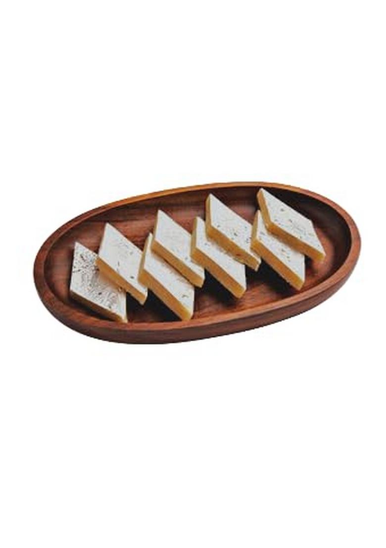 shyam sweets Desi Ghee Kaju Katli Burfi 400g | Premium Cashew Almond Mithai Traditional Indian Sweet Box for Festivals, Weddings & Gifting