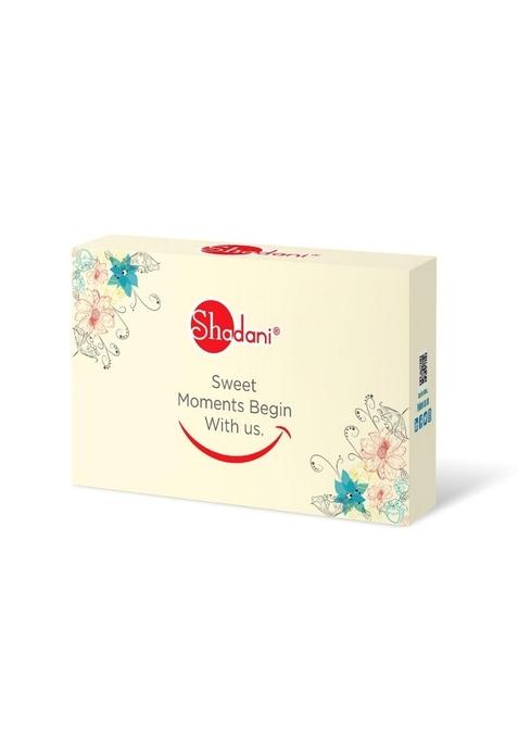 Shadani Festival Hamper Premium Gift Box with 4 Big Cans | Ram Ladoo, Orange Candy, Coconut Peda, Shahi Mix Saunf Perfect for Diwali Gifting, Corporate Gifts, Sweet Hampers, Family & Festive Celebrations