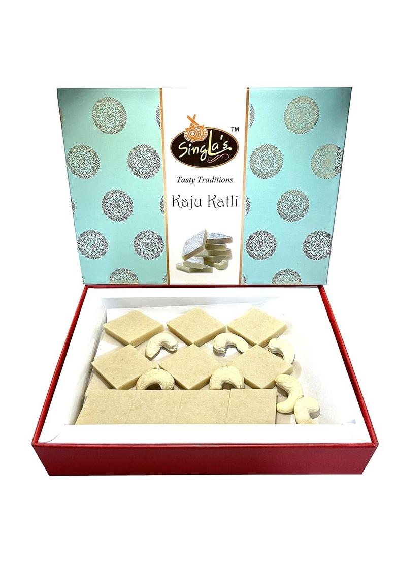 Singla Sweets Kaju Burfi Katli 500g Witout Silver Coating