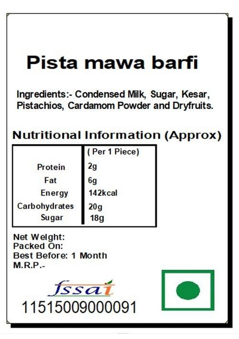 Ghasitaram Gifts Assorted Mawa Barfis (200 GMS) |Sweets|Sweets Gift Pack|Diwali Sweets|Indian Mithai|Diwali Sweets Box|Sweets Box