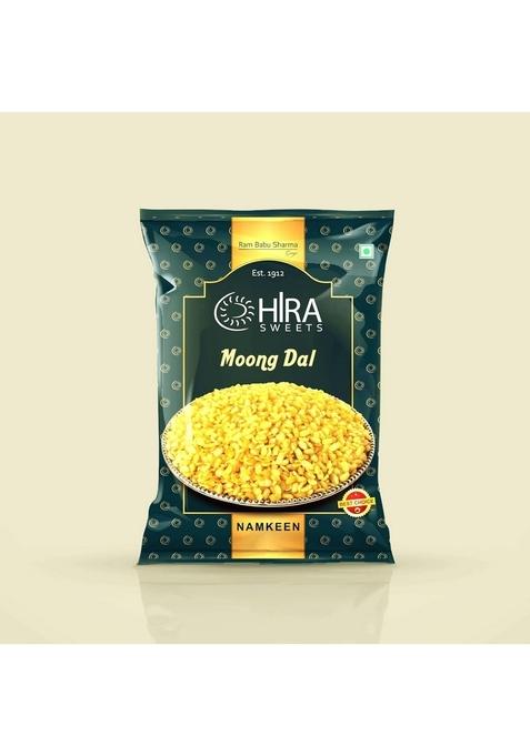 HIRA SWEETS Kaju Burfi (500 g) & Moong Dal (400 Combo Pack | Indian Traditional Mithai Katli Made With Finest Cashews Namkeen Festival Box