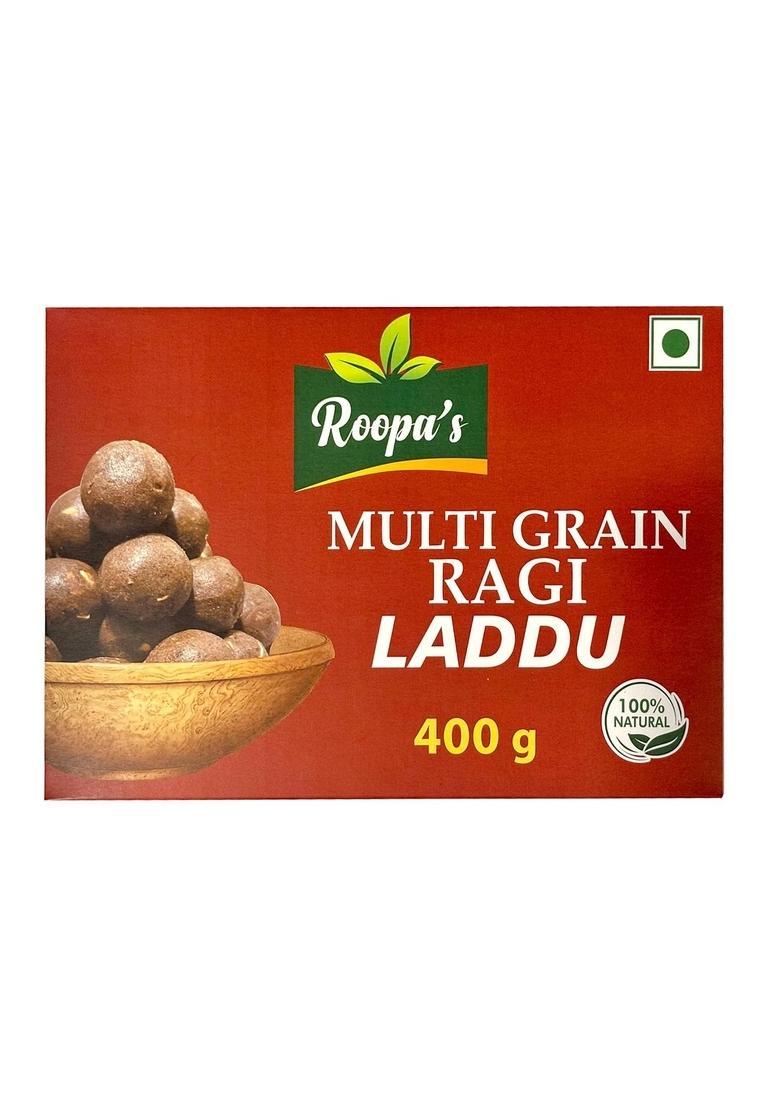Roopa's Multi Grain Ragi Laddu 400gm| Healthy & Nutritious Diwali Sweets Gift Box for Friends Closed ones
