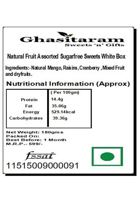 Ghasitaram Gifts Sugar Free Sweets