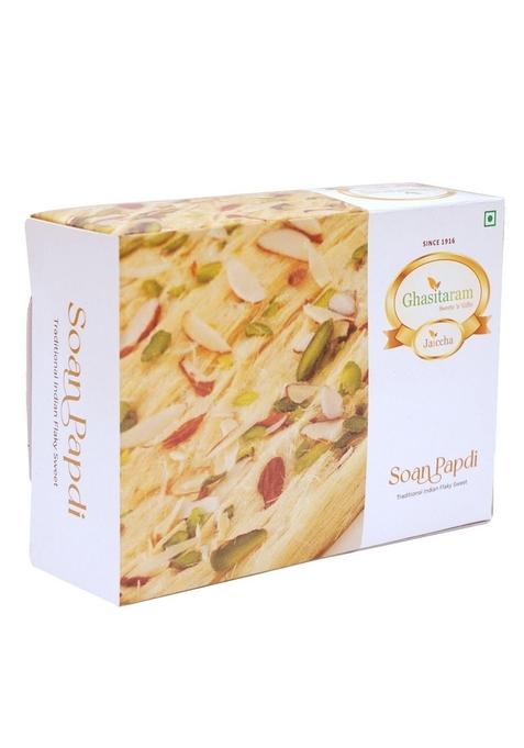 Ghasitaram Gifts Soan Papdi (200 GMS) |Sweets|Sweets Gift Pack|Diwali Sweets|Indian Mithai|Diwali Sweets Box|Sweets Box