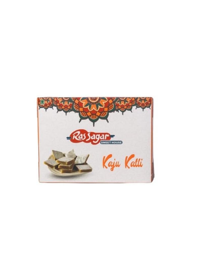 Ras Sagar Sweet House Sweets Kaju katli (kaju Burfi) 200g With Free Soan Papdi Gift Pack | RasSagar's Hamper Diwali Box Mithai