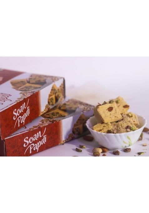 Ras Sagar Sweet House Sweets Kaju katli (kaju Burfi) 200g With Free Soan Papdi Gift Pack | RasSagar's Hamper Diwali Box Mithai