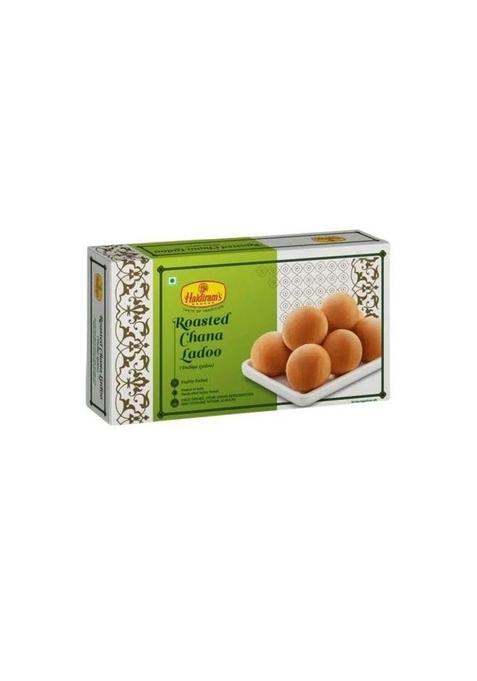 Haldiram's Nagpur Roasted Chana Ladoo 250g | Healthy Protein-Rich Sweet Traditional Indian Mithai Guilt-Free Energy Snack