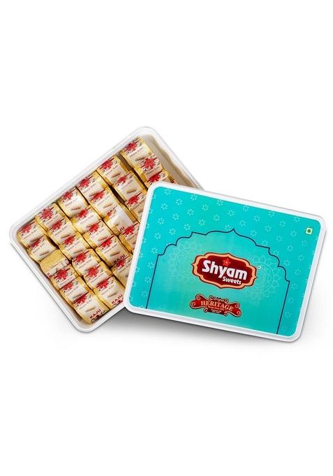 shyam sweets Mewa Bite Kaju 900g Gift Pack Premium Indian Mithai with Cashews & Almonds | Individually Wrapped Exotic Festive Gifting Box Heritage Recipe