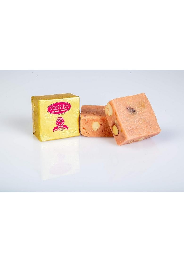 ASHA SWEET CENTER Sweets, 500g Rose Dry Fruit Bites, Chikkies Individually Wrapped