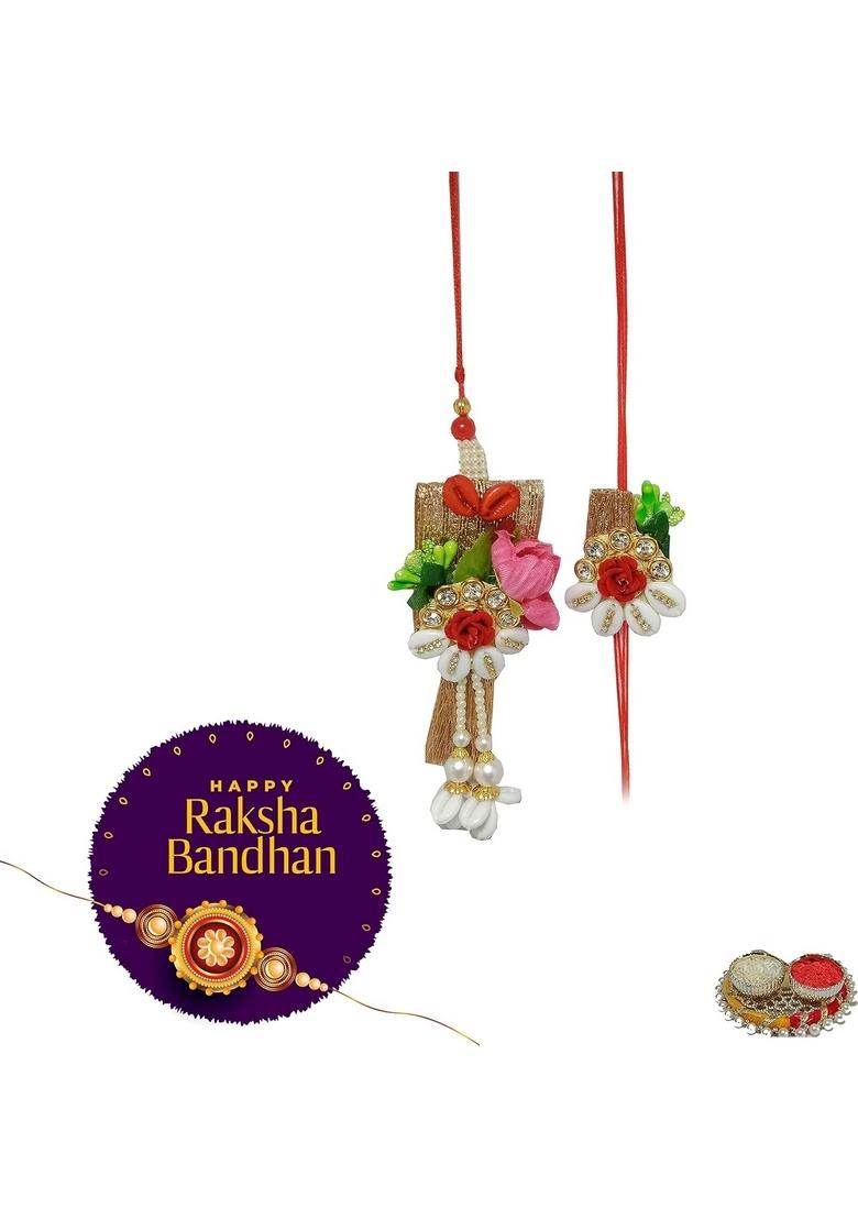 Yuvraj Rakhi with Soan papdi 400 Gm (Patisa) Sweets Special Festival box pack