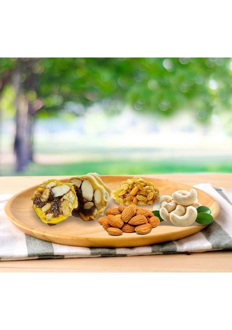 Chocolate Venue Mango Healthy Dry Fruit Ladoo Sweets Pack |Chocolate Gift Box for Diwali , Rakhi Holi, Birthday, Anniversary ,Wedding| 400 Gram