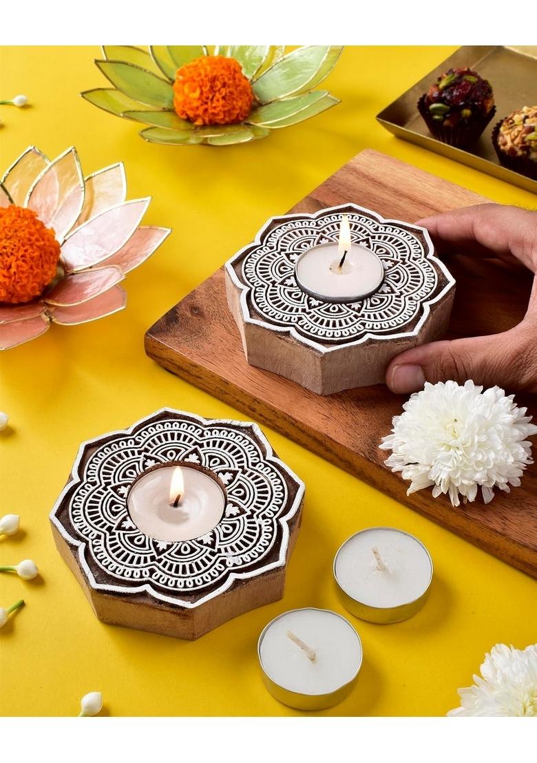 HYPERFOODS Diwali Sweets Box Gift Hamper Gifts For Employees Items Family Besan Laddoo KajuKatli Candles