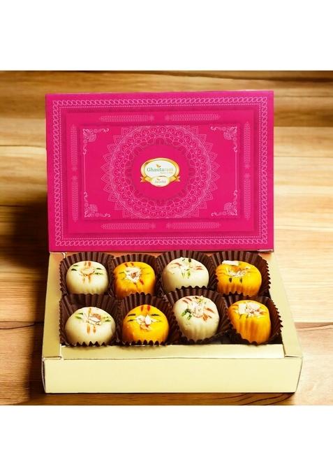 Ghasitaram Gifts Bhaidooj Sweets Mawa Peda Box (200 gms)