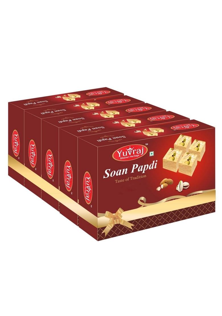 Yuvraj Sweet Combo Soan Papdi 400gm (Pack of 10) Festival box
