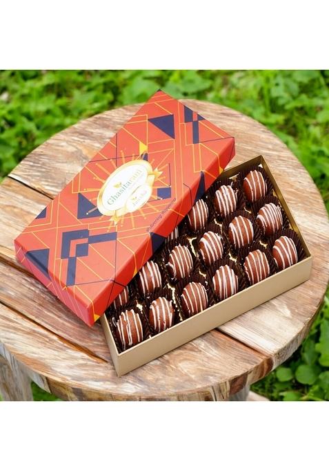 Ghasitaram Gifts Mathura Laddoo 18 pcs in Designer Box |Sweets|Sweets Gift Pack|Diwali Sweets|Indian Mithai|Diwali Sweets Box|Sweets