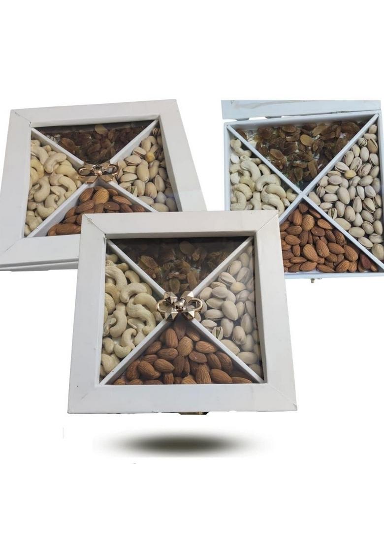 SWEET STEMS Special Diwali Dry Fruits Box Gift Hamper for your loved ones (Anniversary Card)