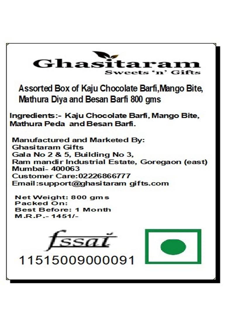 Ghasitaram Gifts Rakhi for Brothers Sweets