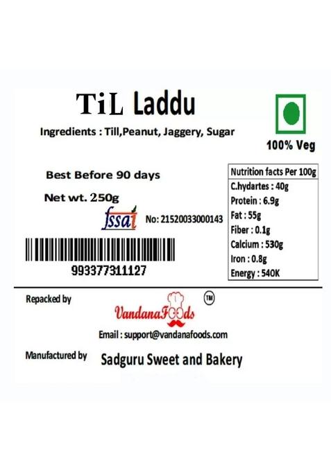 vandanafoods Til Laddu Box
