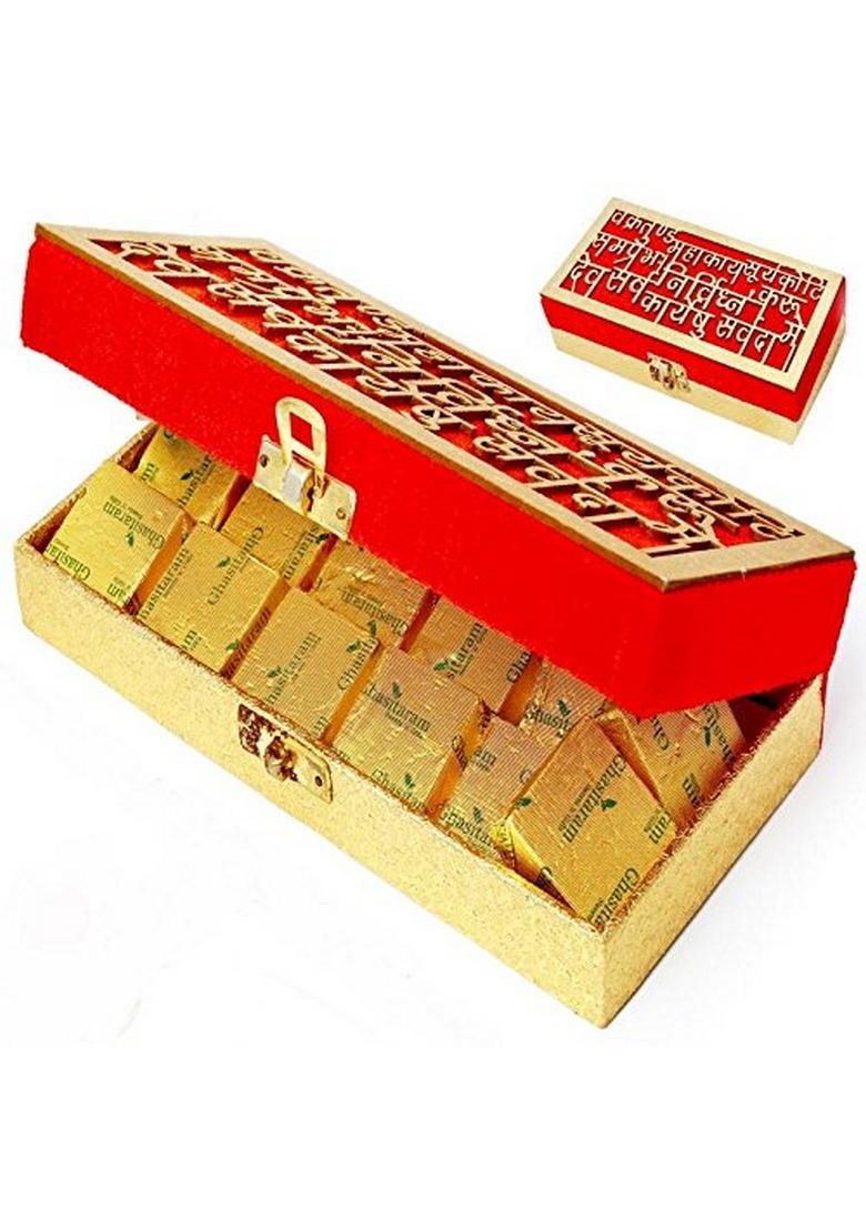Ghasitaram Gifts Wakrakund Mixed Nuts Chocolate Box |Chocolate Gift Hamper|Diwali Chocolates|Food Hamper|Gourmet Hampers|Chocolates|Dryfruit|Chocolate Hamper|