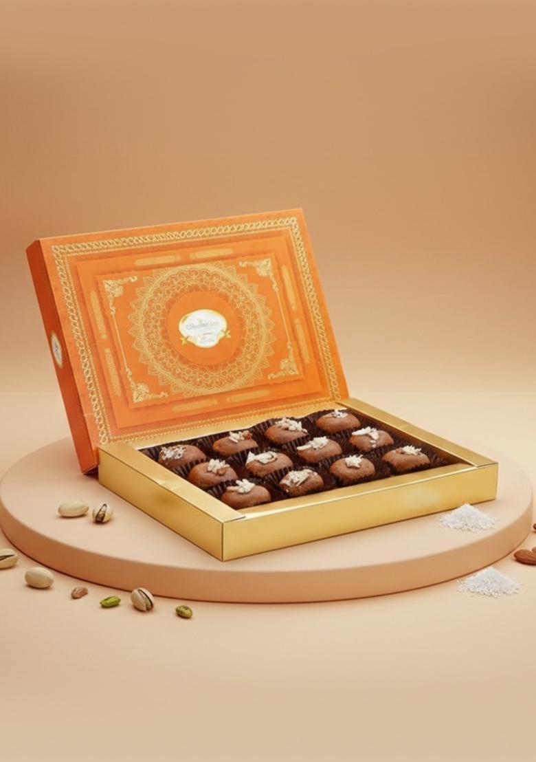 Ghasitaram Gifts Bhaidooj Gifts- Mathura Peda In White Box