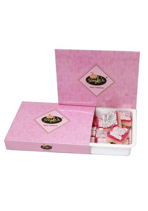 Singla Sweets Pink Coconut Burfi Indian Mithai sweet