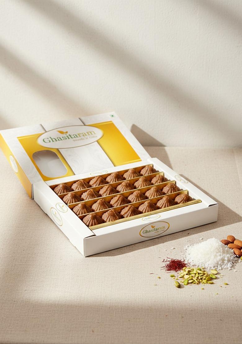 Ghasitaram Gifts Sweets Ganesha Chaturthi Modaks Chocolate Mawa Modak 400 GMS
