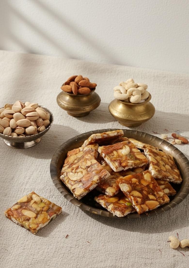 Vipul Dudhiya Sweets Dryfruit Chikki Winter Special | Dry Fruits Chiki Indian Fresh and Healthy