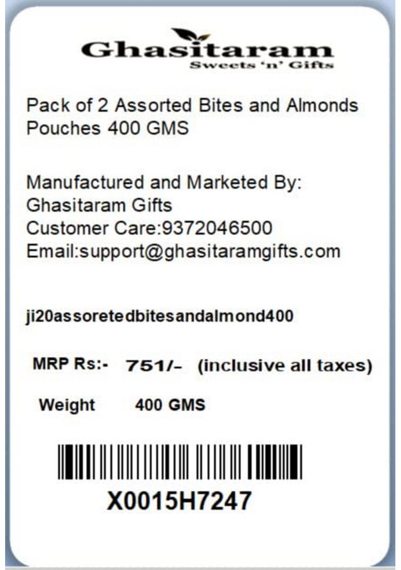 Ghasitaram Gifts Rakhi Gifts/ Sweets