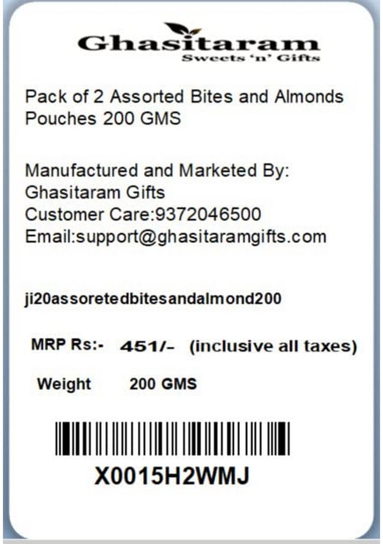 Ghasitaram Gifts Rakhi Gifts/ Sweets