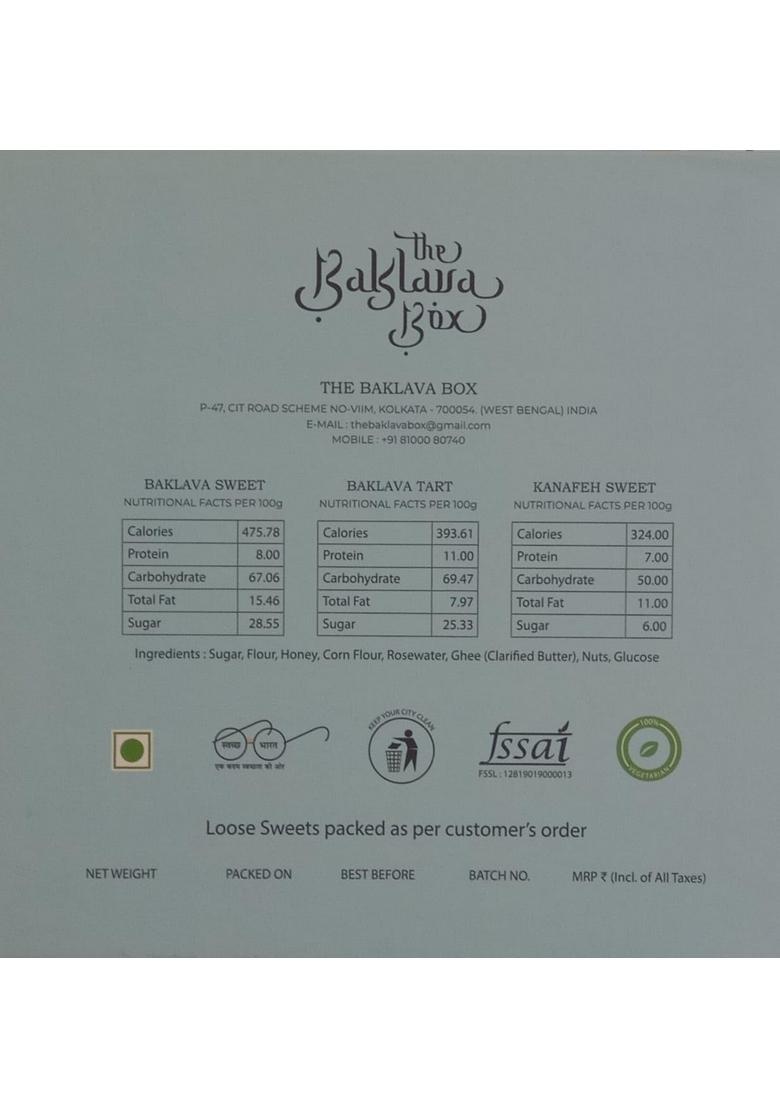 THE BAKLAVA BOX Mathura Peda 250 Gms