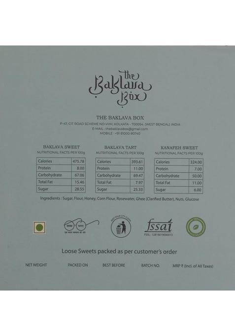 THE BAKLAVA BOX Mathura Peda 250 Gms