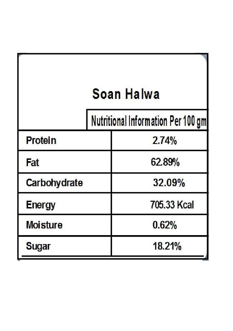 Singla Sweets Milk Cake 200g and Soan Halwa 300g Combo pack of 2 (500g)